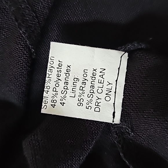 Bailey 44 Carolina Blouson Mini Dress Black Medium V-neck Pull-on Ruffle - Picture 7 of 7